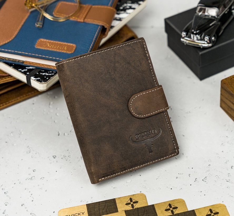 Кошелек мужской Buffalo Wild RM-06L-HBW BROWN Кошелек мужской Buffalo Wild RM-06L-HBW BROWN